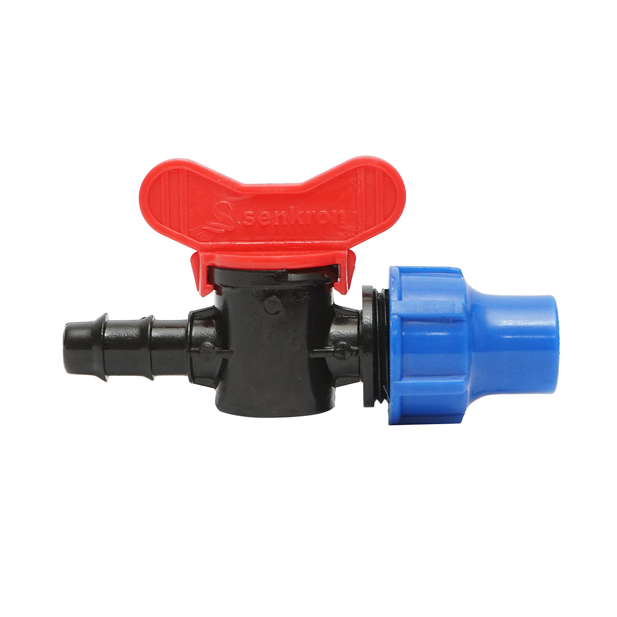 Drip tube faucet D16x16mm, PN8, for irrigation systems